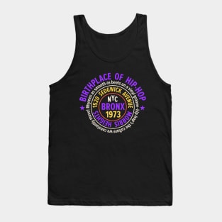 Bronx Hip-Hop - Celebrating 50 Years of Rhymes and Rhythms Tank Top